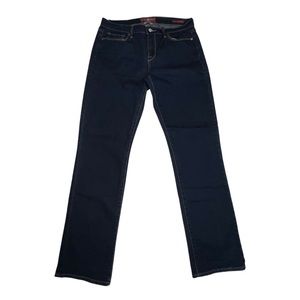 LUCKY BRAND Women’s Dark Blue Denim Sofia Straight Regular Fit Jeans 14/32